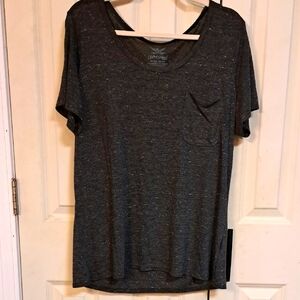 Women's Gray T-Shirt with Pocket